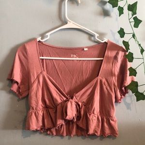 babydoll style crop top
